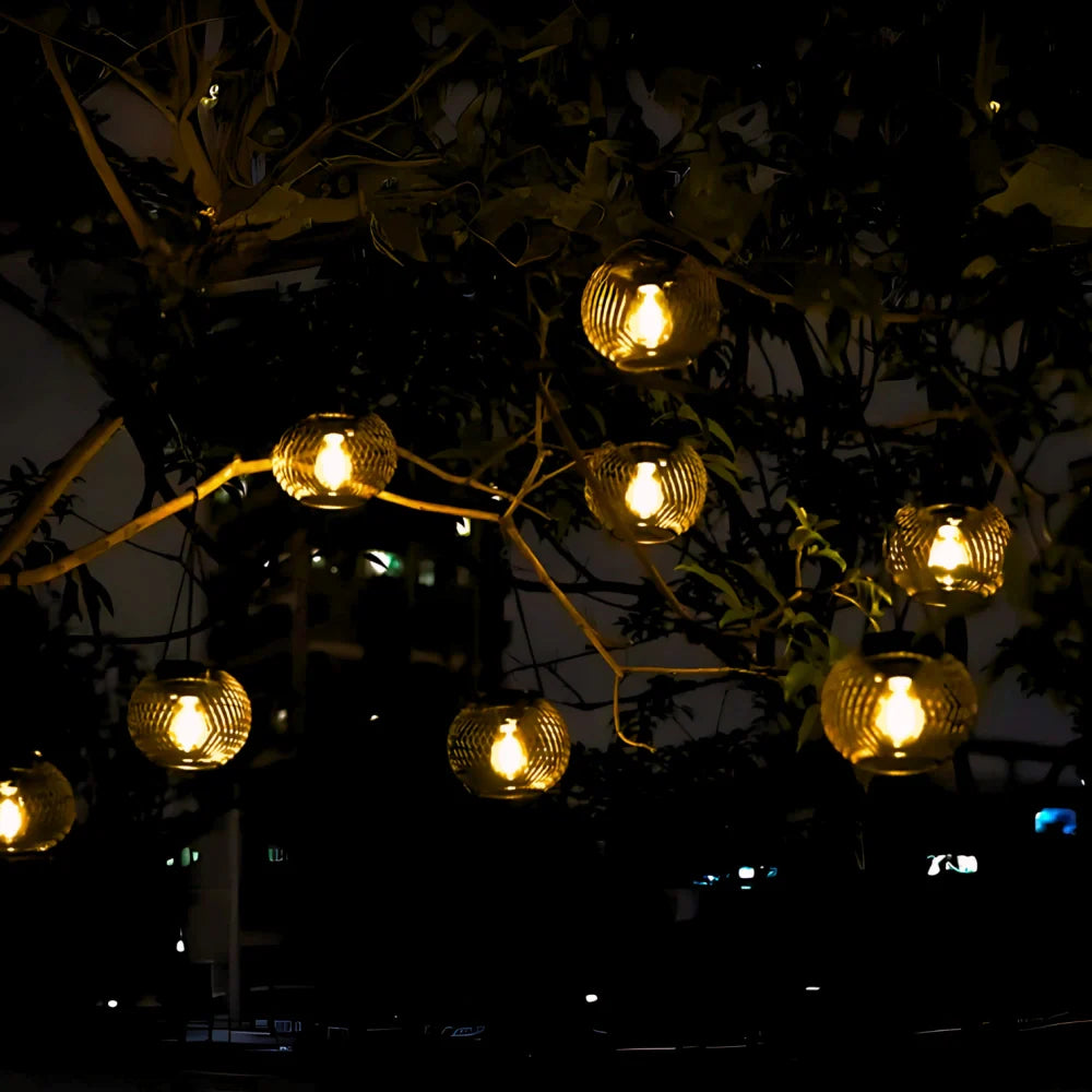 Solar Lantern Outdoor β Decorative Hanging LED Lantern for Garden, Patio & Table | LumenTrail