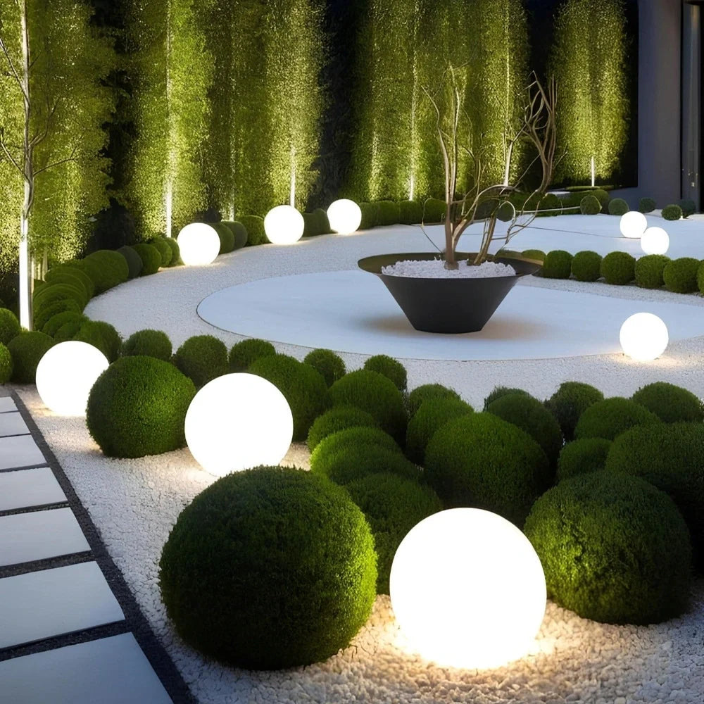 Solar Globe Garden Lights – Decorative LED Outdoor Path & Landscape Lights, Waterproof | LumenTrail