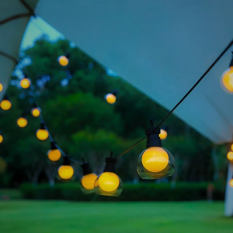 Solar String Lights Outdoor – LED Fairy Lights for Garden, Patio & Backyard, Waterproof | LumenTrail