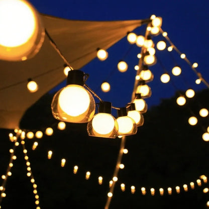 Solar String Lights Outdoor – LED Fairy Lights for Garden, Patio & Backyard, Waterproof | LumenTrail