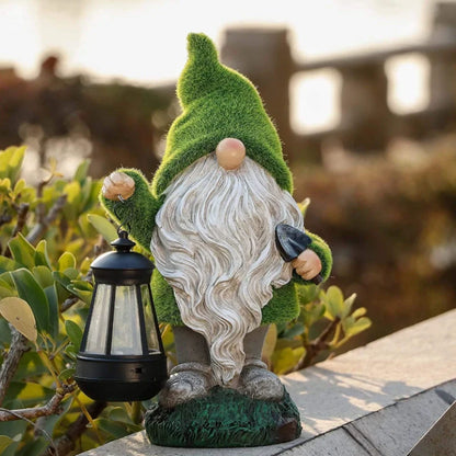 Solar Garden Gnome Lights – Decorative Outdoor Statue Figurine Lights for Yard & Patio | LumenTrail