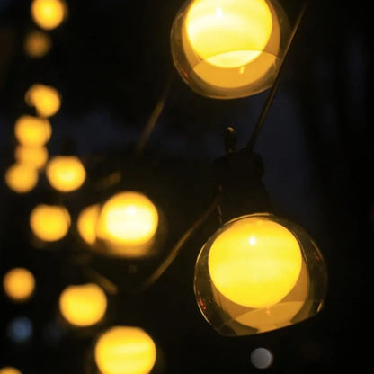 Solar String Lights Outdoor – LED Fairy Lights for Garden, Patio & Backyard, Waterproof | LumenTrail