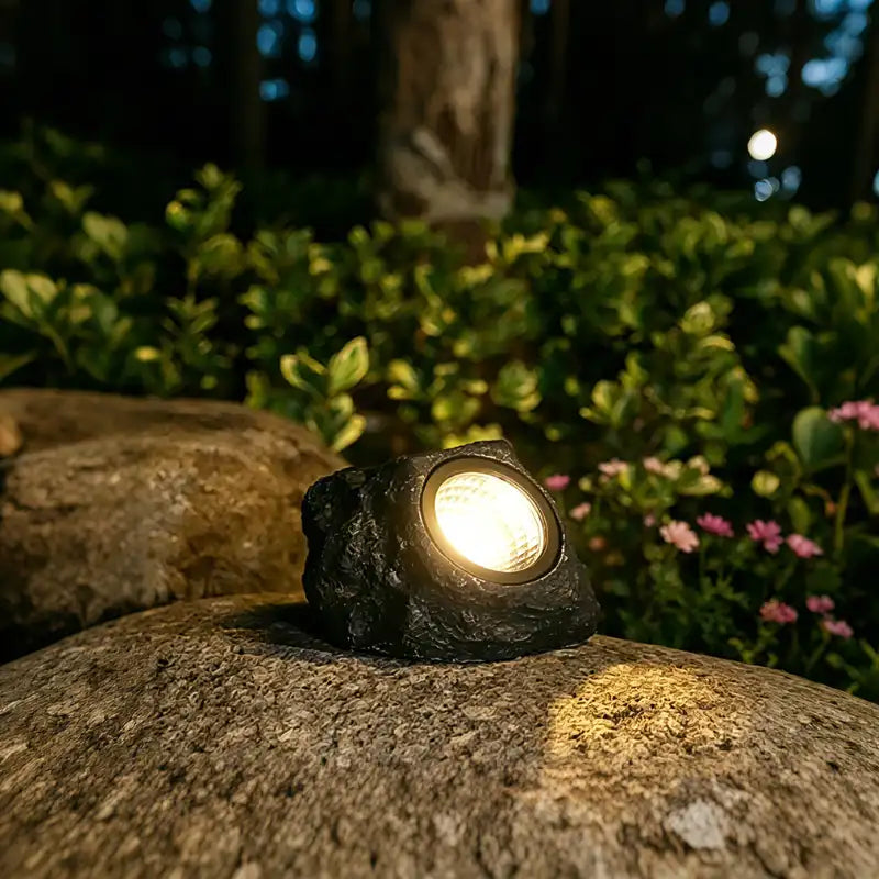Solar Spotlight Outdoor – High Lumen LED Landscape Spotlight, Adjustable, Waterproof | LumenTrail