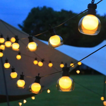 Solar String Lights Outdoor – LED Fairy Lights for Garden, Patio & Backyard, Waterproof | LumenTrail