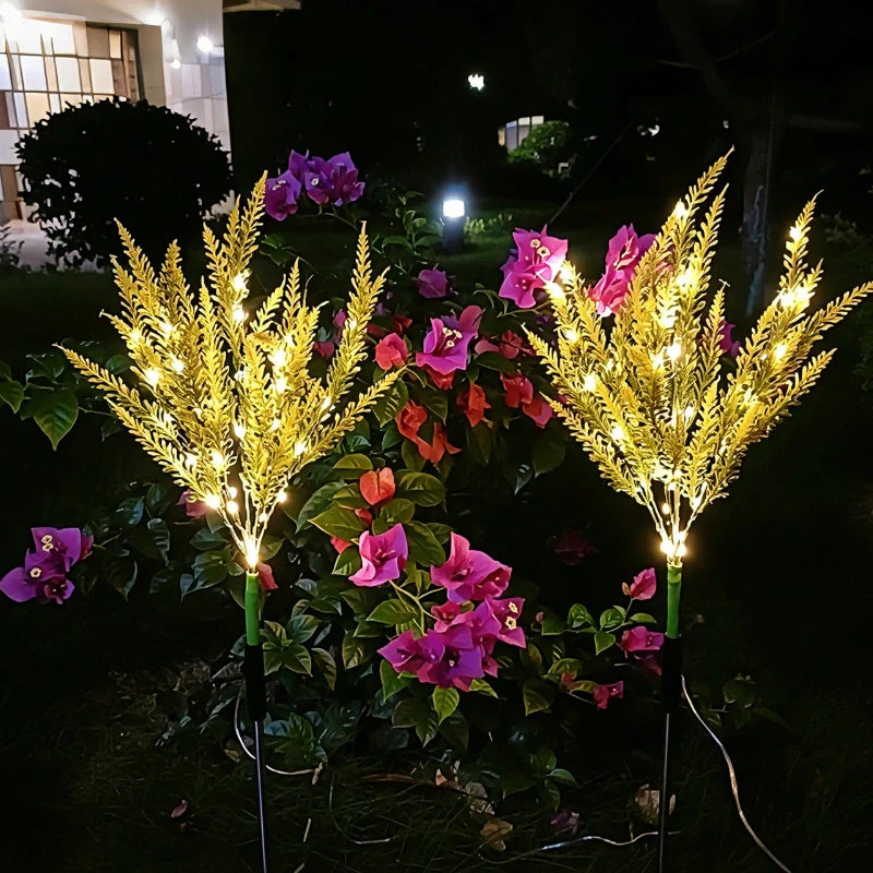 Solar Flower Lights Outdoor – Decorative LED Garden Stake Lights for Yard & Pathway | LumenTrail