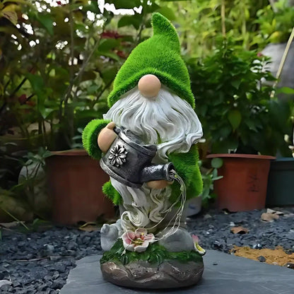 Solar Garden Gnome Lights – Decorative Outdoor Statue Figurine Lights for Yard & Patio | LumenTrail