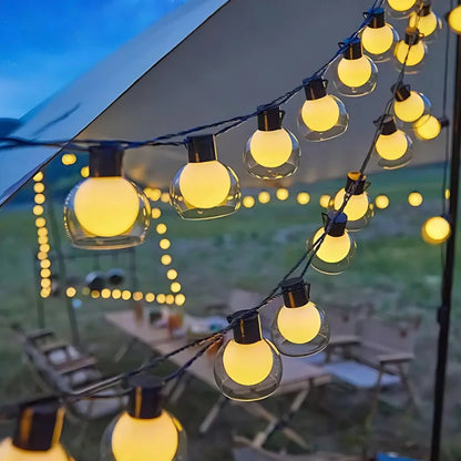 Solar String Lights Outdoor – LED Fairy Lights for Garden, Patio & Backyard, Waterproof | LumenTrail