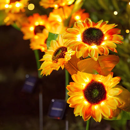 Solar Flower Lights Outdoor – Decorative LED Garden Stake Lights for Yard & Pathway | LumenTrail