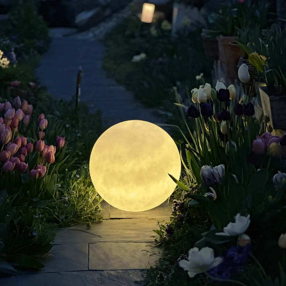 Solar Moon Garden Light – Decorative Hanging Moon Lamp for Outdoor Patio & Yard | LumenTrail