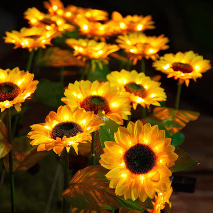 Solar Flower Lights Outdoor – Decorative LED Garden Stake Lights for Yard & Pathway | LumenTrail