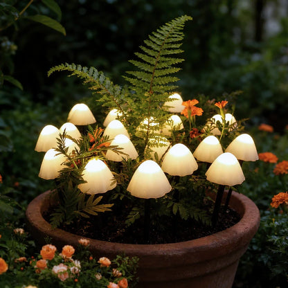Solar Mushroom Garden Lights – Decorative Outdoor Pathway & Yard Stake Lights, Waterproof | LumenTrail