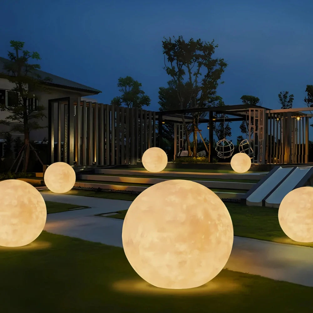 Solar Moon Garden Light – Decorative Hanging Moon Lamp for Outdoor Patio & Yard | LumenTrail