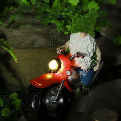 Solar Garden Gnome Lights – Decorative Outdoor Statue Figurine Lights for Yard & Patio | LumenTrail