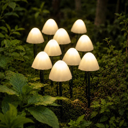 Solar Mushroom Garden Lights – Decorative Outdoor Pathway & Yard Stake Lights, Waterproof | LumenTrail