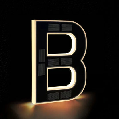 Solar House Number Light – Illuminated Address Sign, Outdoor Wall Mount, Waterproof | LumenTrail