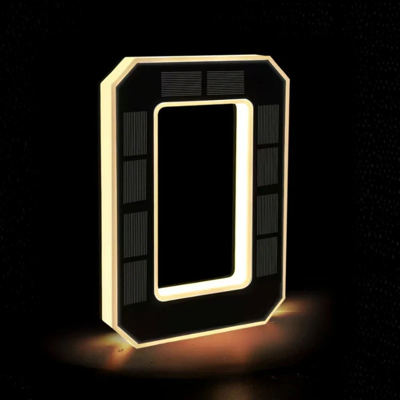Solar House Number Light – Illuminated Address Sign, Outdoor Wall Mount, Waterproof | LumenTrail