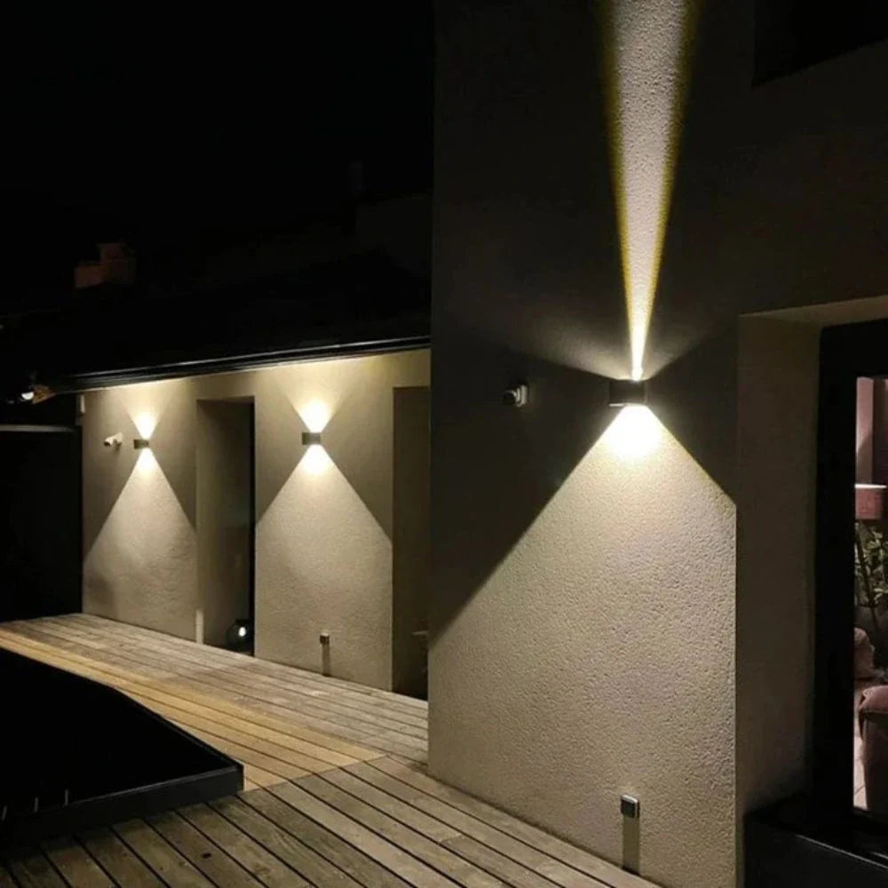 Adjustable Outdoor Wall Light – Flexible Arm LED Wall Spotlight for Porch & Patio | LumenTrail
