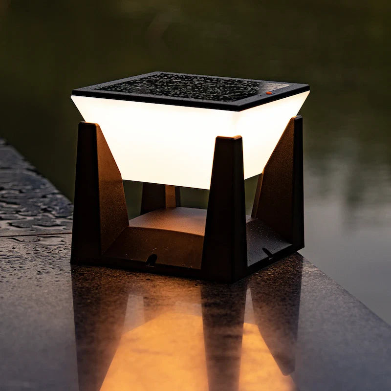 Solar Pillar Post Light