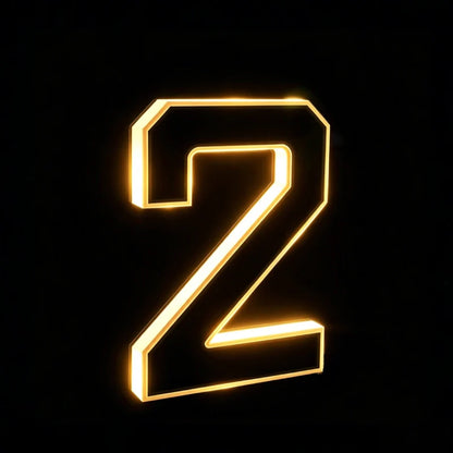 Solar House Number Light – Illuminated Address Sign, Outdoor Wall Mount, Waterproof | LumenTrail