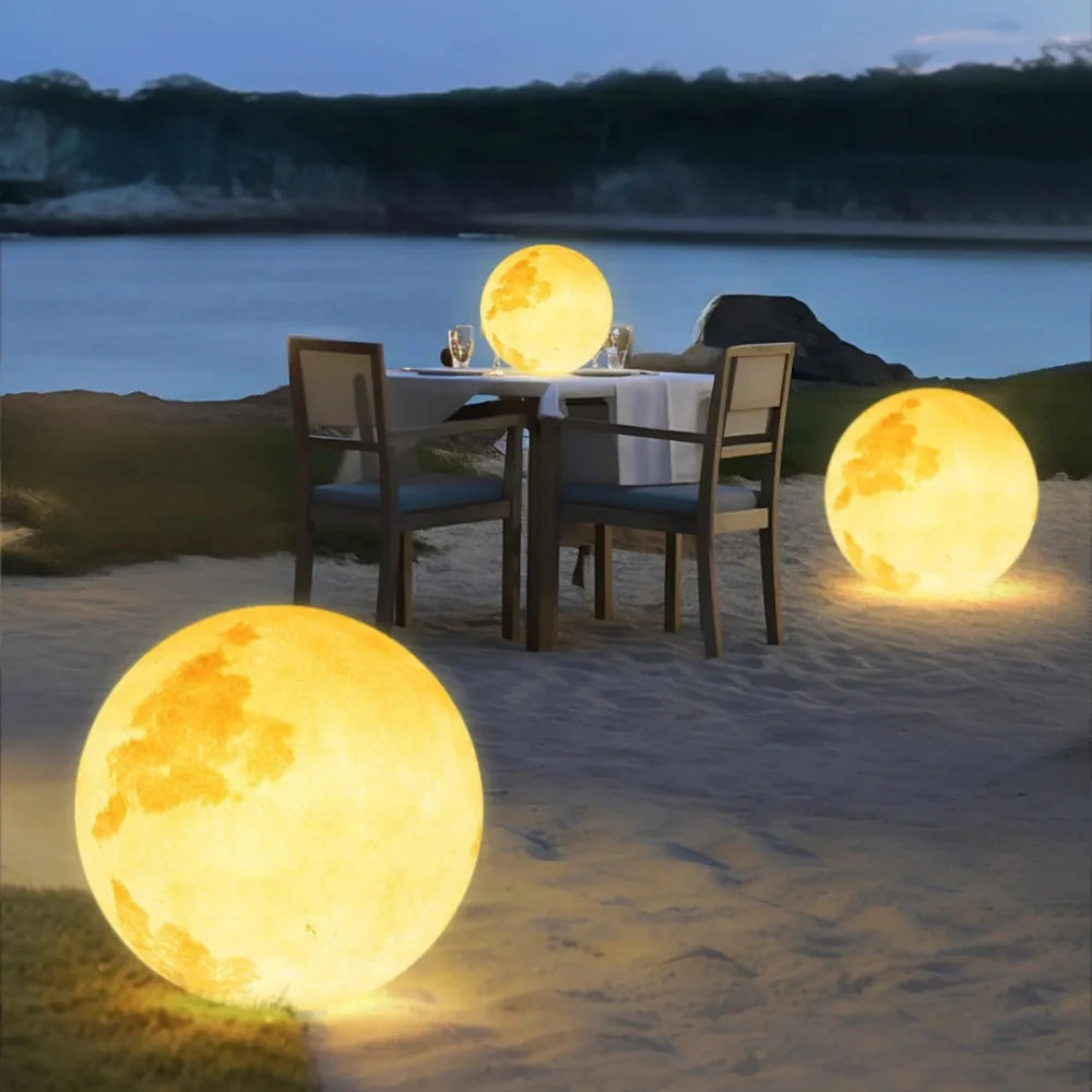 Solar Moon Garden Light – Decorative Hanging Moon Lamp for Outdoor Patio & Yard | LumenTrail