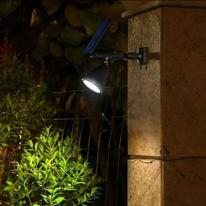 Solar Garden Spotlight – LED Outdoor Landscape & Wall Light, Adjustable, Waterproof | LumenTrail