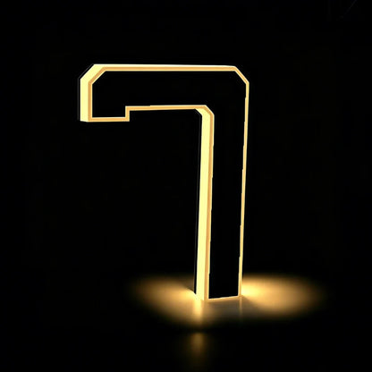 Solar House Number Light – Illuminated Address Sign, Outdoor Wall Mount, Waterproof | LumenTrail