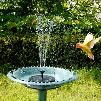 Solar Water Fountain with Lights – Floating Outdoor Fountain Pump for Bird Bath & Pond | LumenTrail