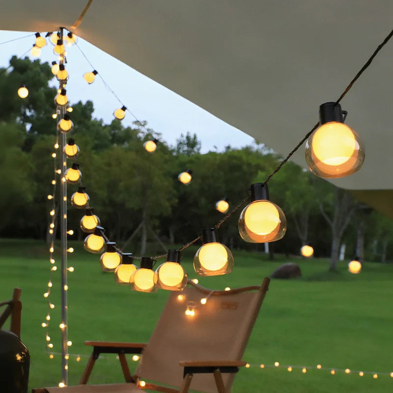 Solar String Lights Outdoor – LED Fairy Lights for Garden, Patio & Backyard, Waterproof | LumenTrail