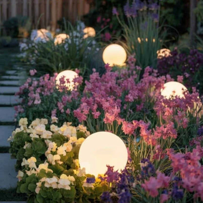 Solar Globe Garden Lights – Decorative LED Outdoor Path & Landscape Lights, Waterproof | LumenTrail