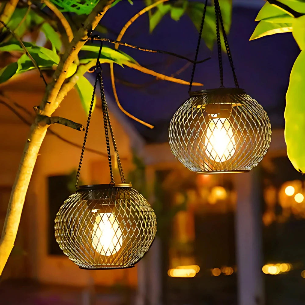 Solar Lantern Outdoor – Decorative Hanging LED Lantern for Garden, Patio & Table | LumenTrail