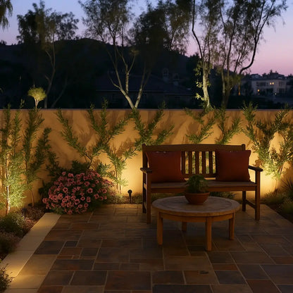 Solar Garden Spotlight – LED Outdoor Landscape & Wall Light, Adjustable, Waterproof | LumenTrail