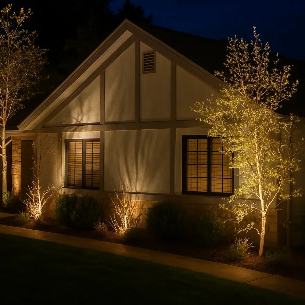 Solar Garden Spotlight – LED Outdoor Landscape & Wall Light, Adjustable, Waterproof | LumenTrail