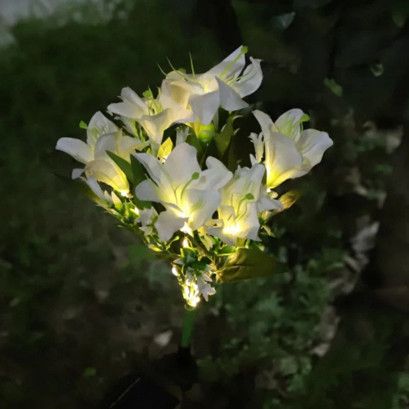 Solar Flower Lights Outdoor – Decorative LED Garden Stake Lights for Yard & Pathway | LumenTrail