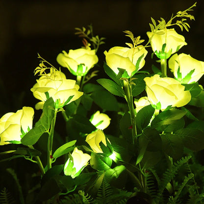 Solar Flower Lights Outdoor – Decorative LED Garden Stake Lights for Yard & Pathway | LumenTrail
