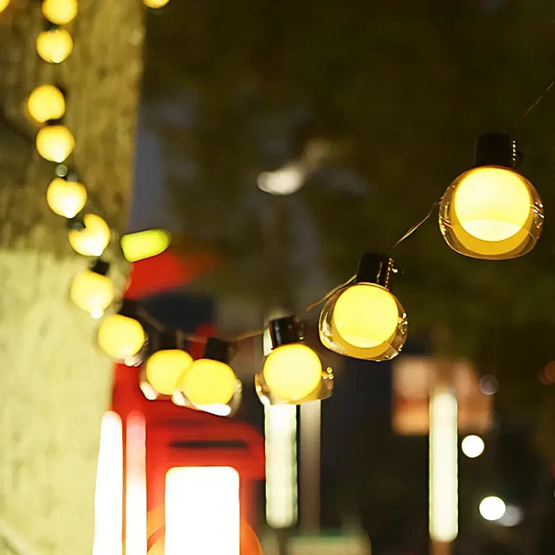 Solar String Lights Outdoor – LED Fairy Lights for Garden, Patio & Backyard, Waterproof | LumenTrail