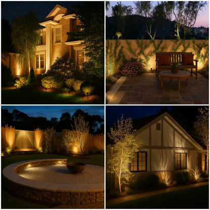 Solar Garden Spotlight – LED Outdoor Landscape & Wall Light, Adjustable, Waterproof | LumenTrail