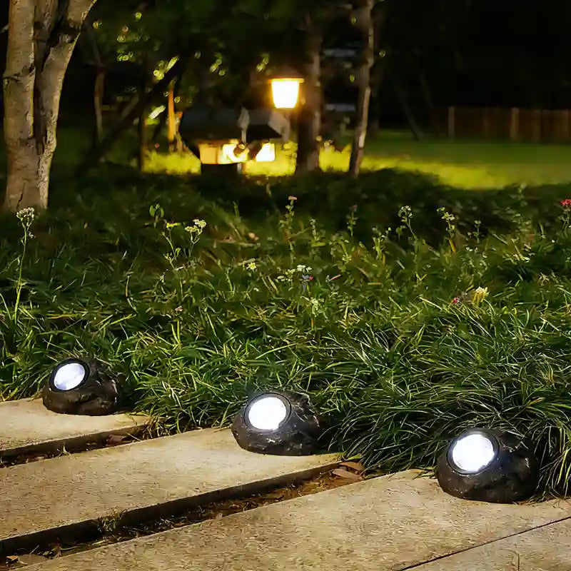 Solar Spotlight Outdoor – High Lumen LED Landscape Spotlight, Adjustable, Waterproof | LumenTrail