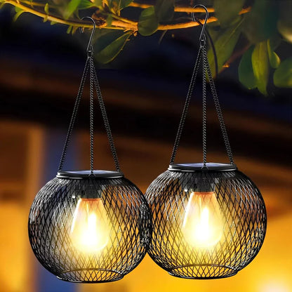 Solar Lantern Outdoor – Decorative Hanging LED Lantern for Garden, Patio & Table | LumenTrail