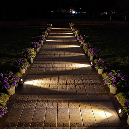 Solar Spotlight Outdoor – High Lumen LED Landscape Spotlight, Adjustable, Waterproof | LumenTrail