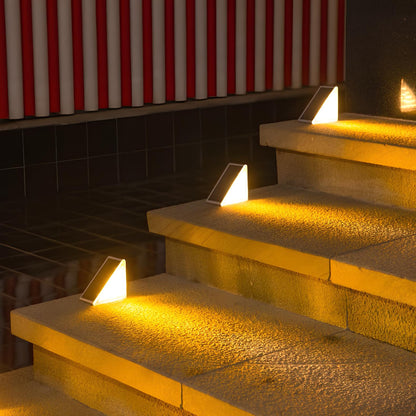 Solar Stair Lights Outdoor – LED Step Lights for Deck, Stairs & Patio, Waterproof | LumenTrail