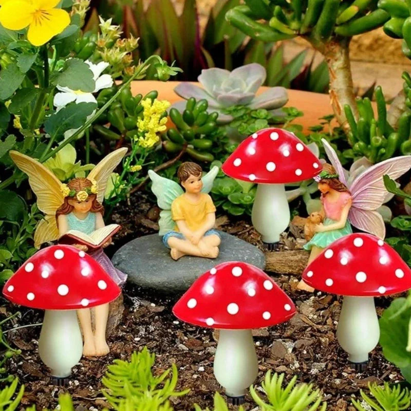 Solar Mushroom Garden Lights – Decorative Outdoor Pathway & Yard Stake Lights, Waterproof | LumenTrail