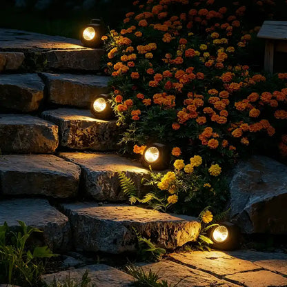 Solar Spotlight Outdoor – High Lumen LED Landscape Spotlight, Adjustable, Waterproof | LumenTrail
