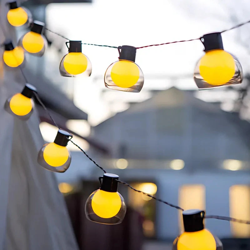 Solar String Lights Outdoor – LED Fairy Lights for Garden, Patio & Backyard, Waterproof | LumenTrail