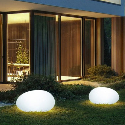 Solar Rock Garden Light – Decorative Cobblestone Landscape Path Light, Waterproof | LumenTrail
