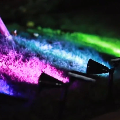 Solar Garden Spotlight – LED Outdoor Landscape & Wall Light, Adjustable, Waterproof | LumenTrail