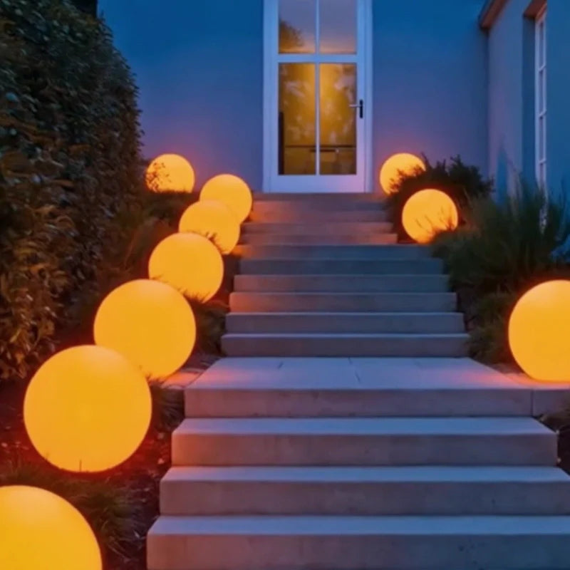 Solar Globe Garden Lights – Decorative LED Outdoor Path & Landscape Lights, Waterproof | LumenTrail