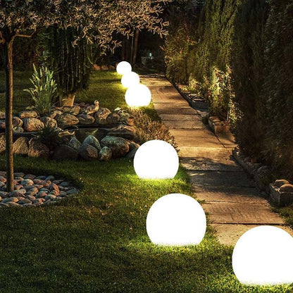 Solar Globe Garden Lights – Decorative LED Outdoor Path & Landscape Lights, Waterproof | LumenTrail