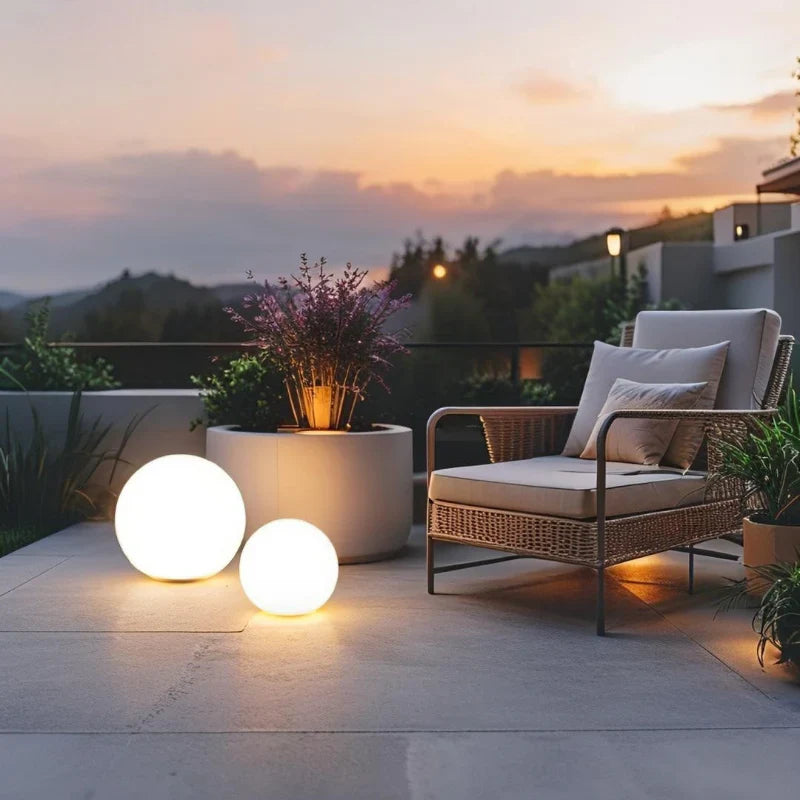 Solar Globe Garden Lights – Decorative LED Outdoor Path & Landscape Lights, Waterproof | LumenTrail