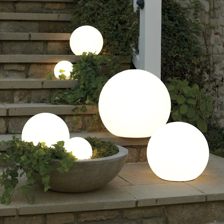 Solar Globe Garden Lights – Decorative LED Outdoor Path & Landscape Lights, Waterproof | LumenTrail