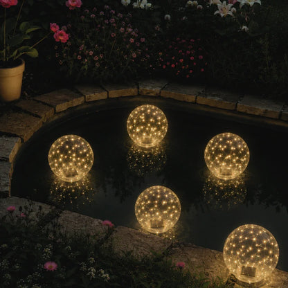 Floating Solar Pool Lights – LED Pond & Pool Lights for Outdoor Water Decor, Waterproof | LumenTrail